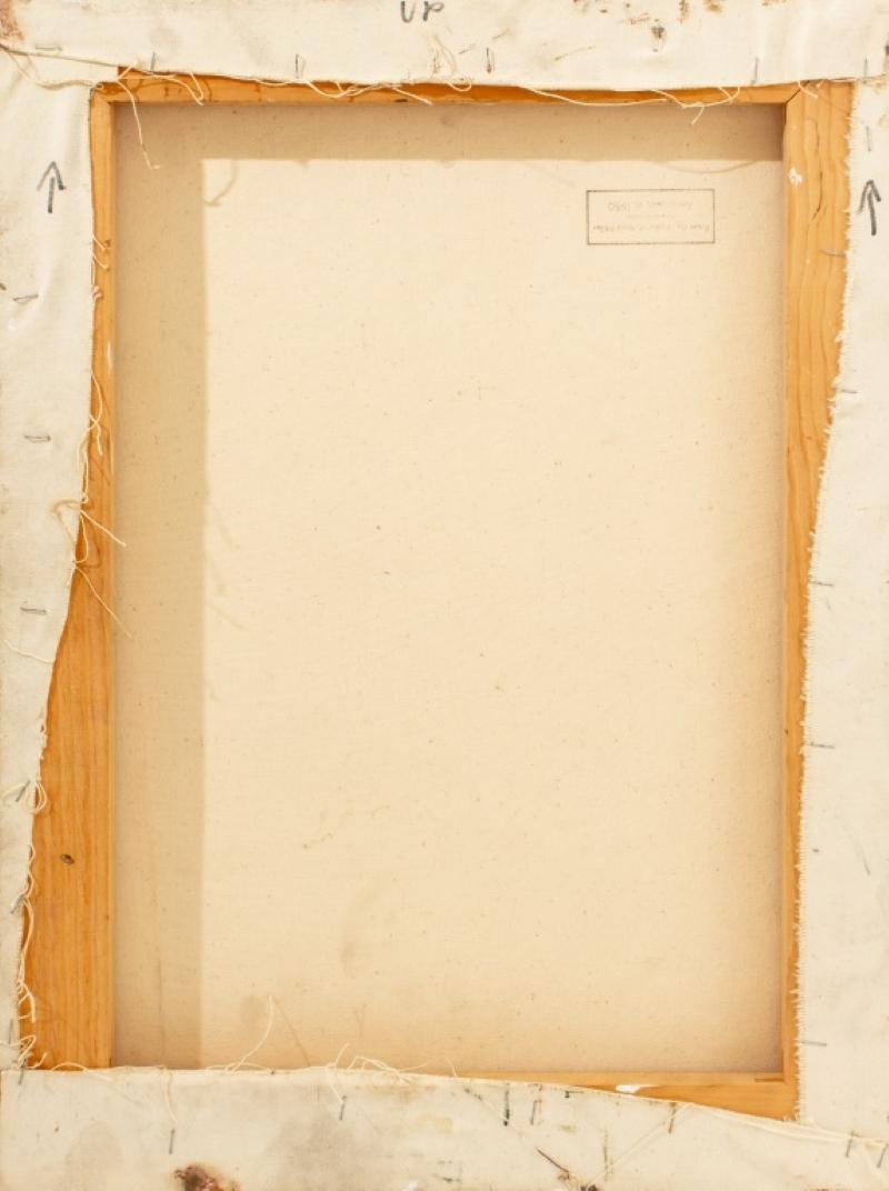 American Andy Miller Abstract Composition Oil on Canvas For Sale