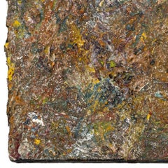 Untitled (Abstract Composition), Impasto Oil Painting on Canvas