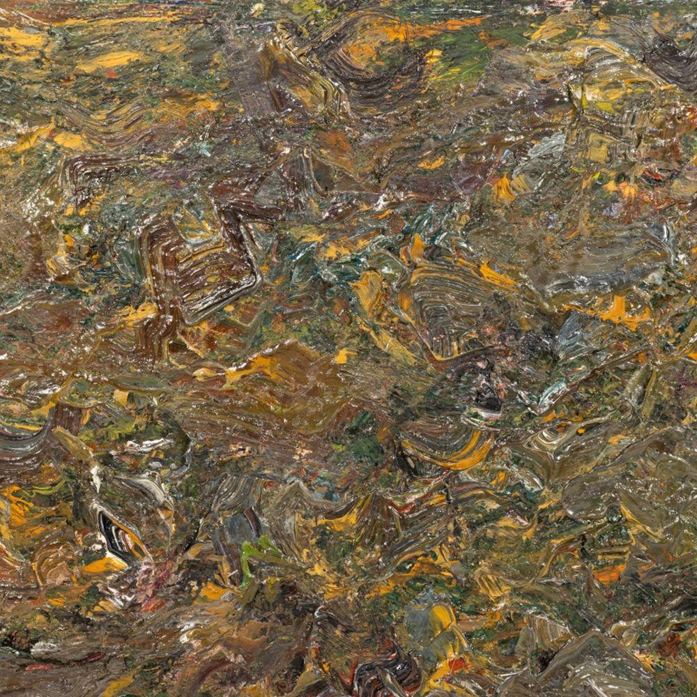 Abstrakte Komposition – Painting von Andy Miller