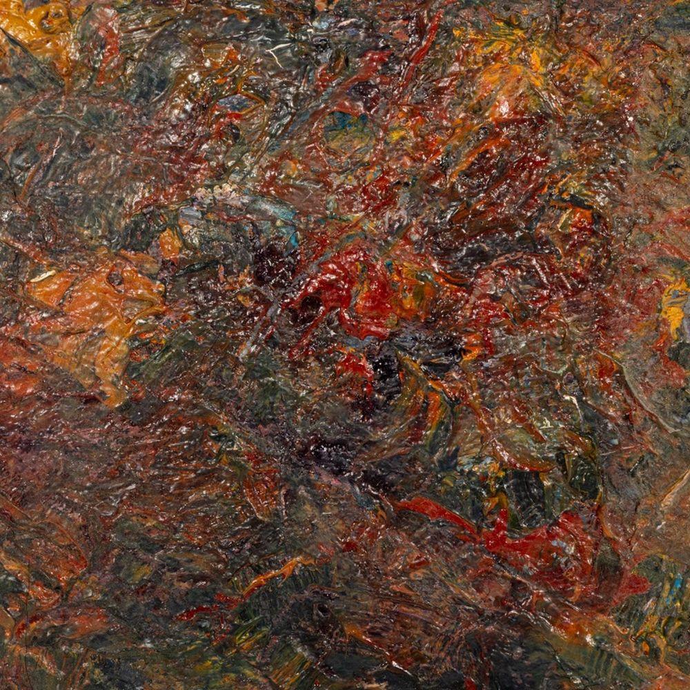 Abstrakte Komposition – Painting von Andy Miller