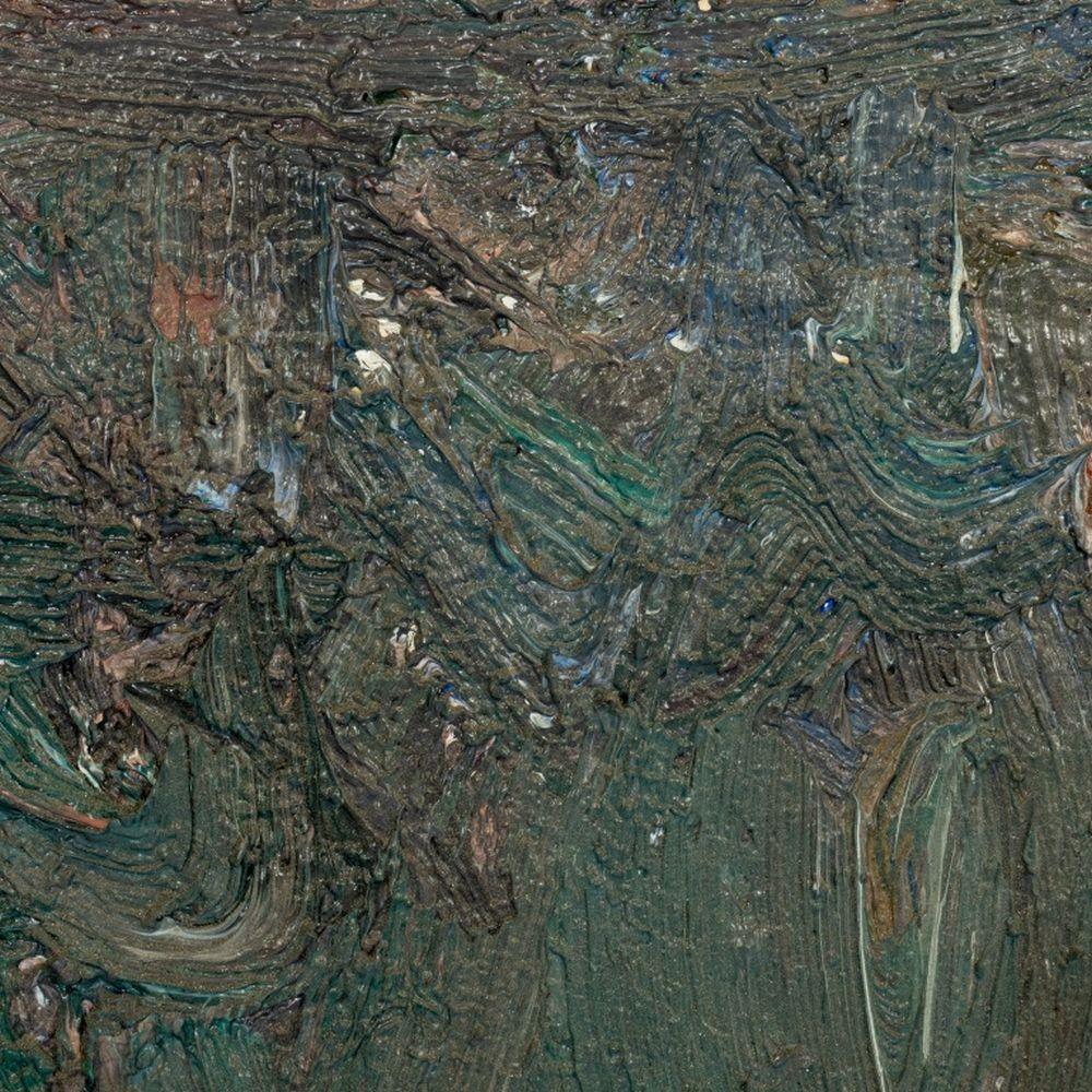 Abstrakte Komposition – Painting von Andy Miller