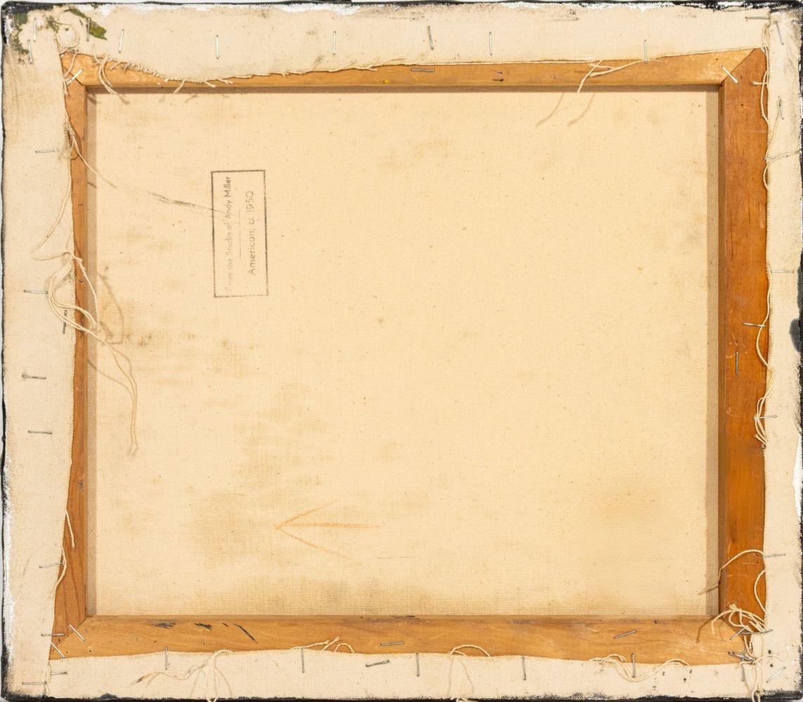 Abstrakte Komposition (Braun), Abstract Painting, von Andy Miller