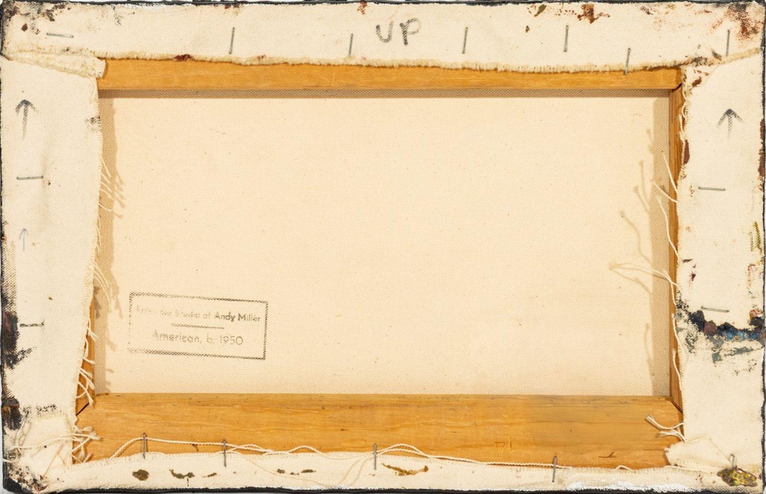 Abstrakte Komposition (Braun), Abstract Painting, von Andy Miller