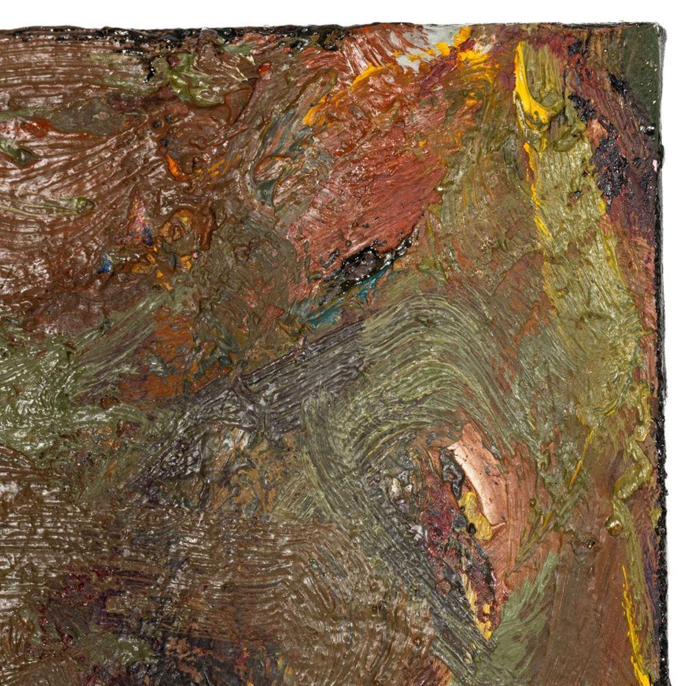 Abstrakte Komposition (Braun), Abstract Painting, von Andy Miller