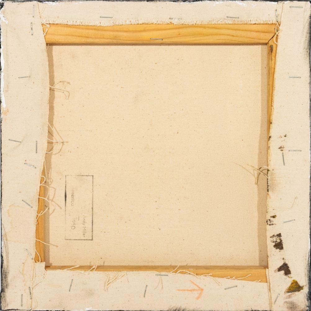Abstrakte Komposition (Braun), Abstract Painting, von Andy Miller
