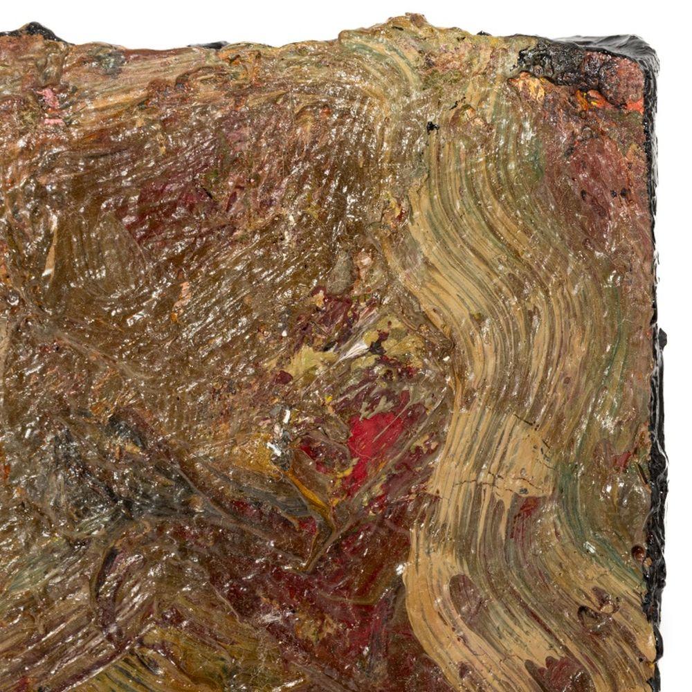 Abstrakte Komposition (Braun), Abstract Painting, von Andy Miller