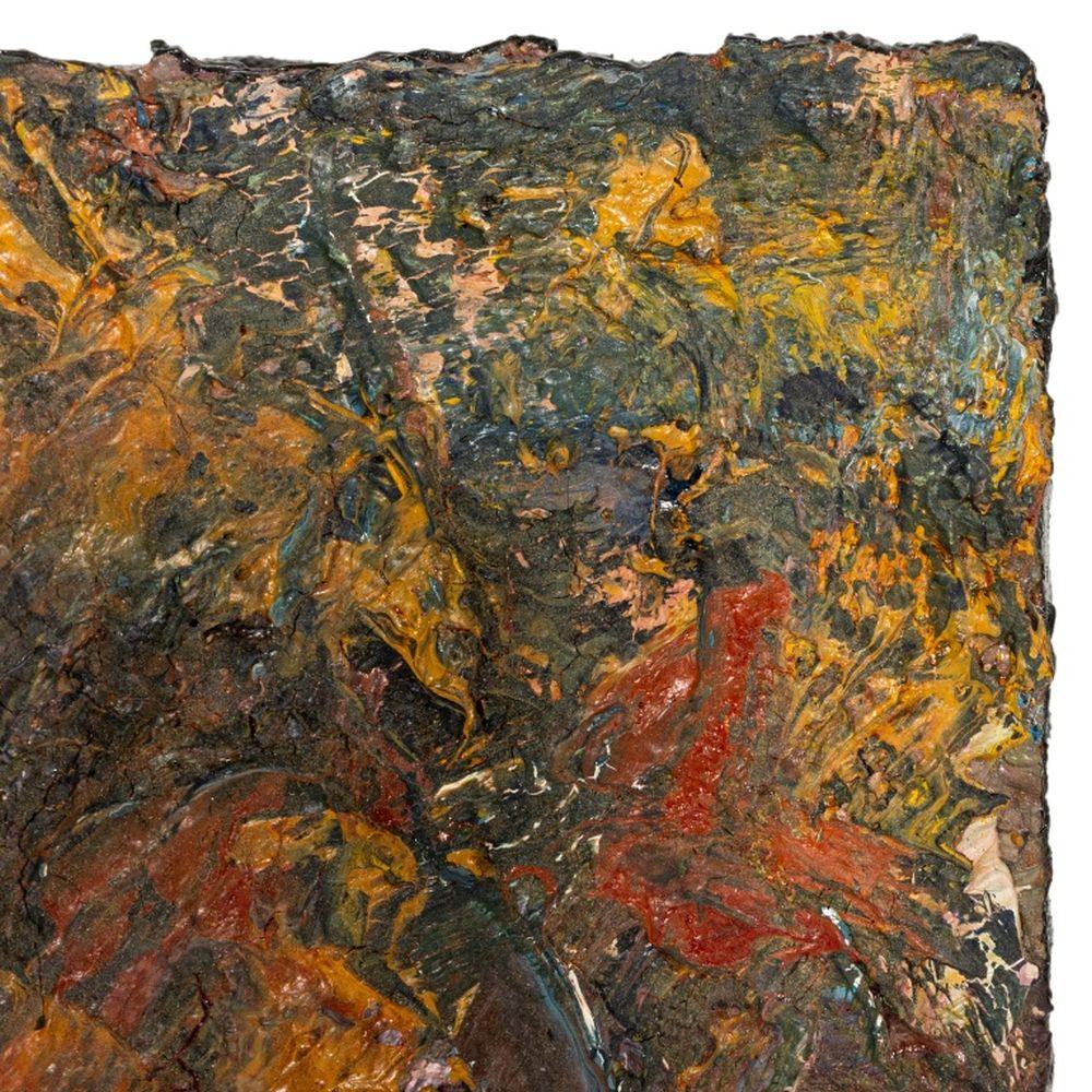 Abstrakte Komposition (Braun), Abstract Painting, von Andy Miller