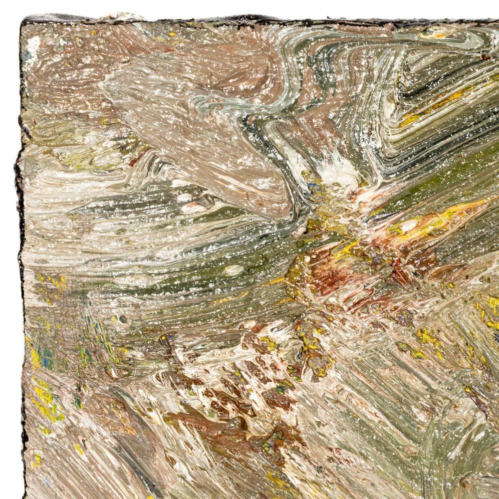 Abstrakte Komposition (Braun), Abstract Painting, von Andy Miller