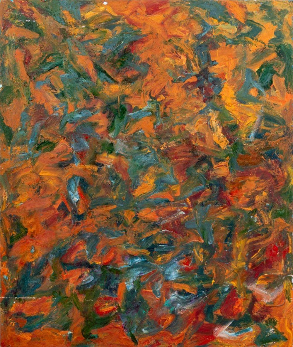 Abstract Painting Andy Miller - Composition abstraite