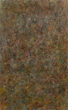 Vintage Andy Miller Abstract Composition Oil on Canvas