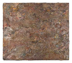 Ohne Titel (Abstrakte Komposition), zeitgenössisches Ölgemälde auf Leinwand