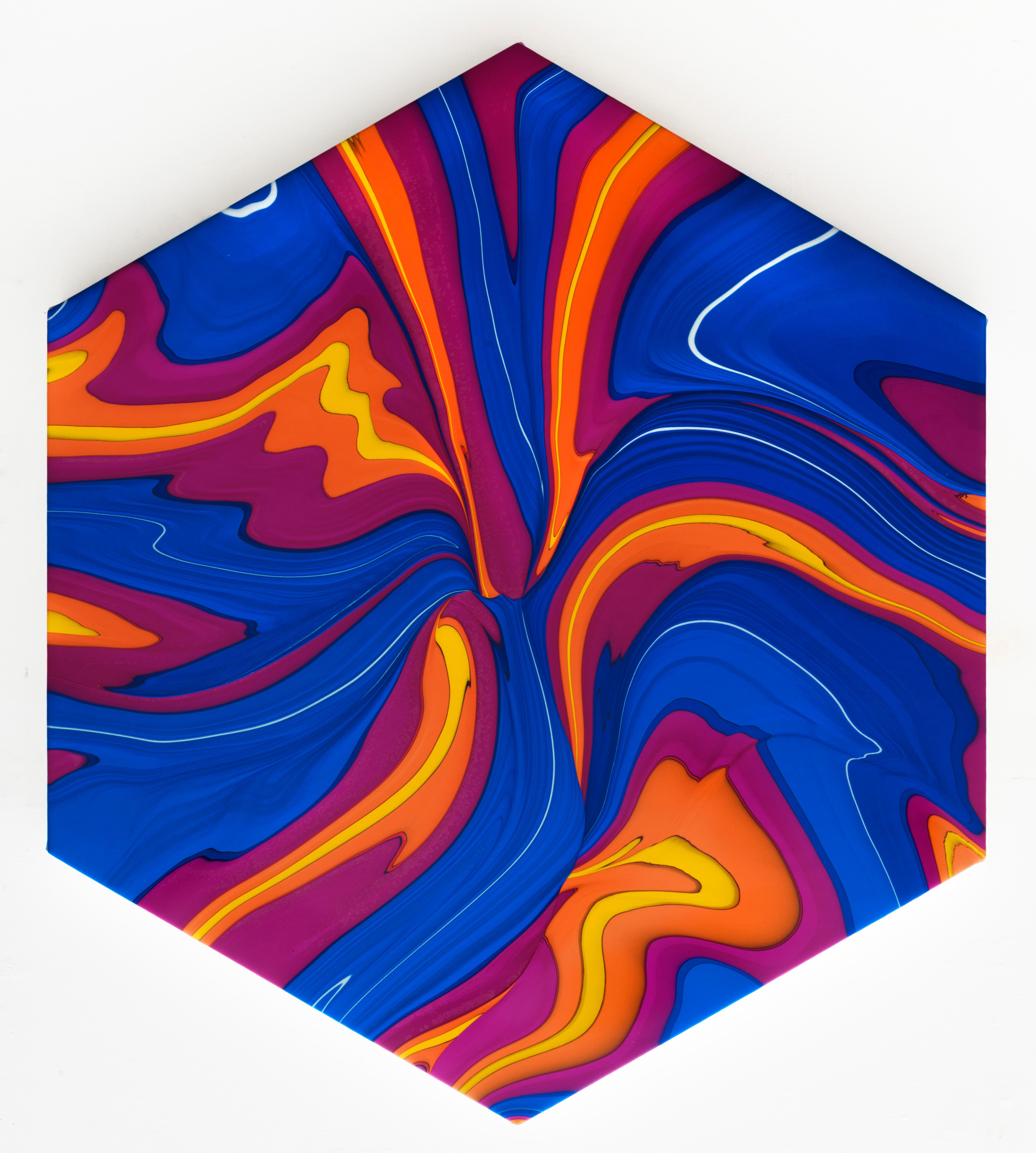 Andy Moses Abstract Painting - Geodynamics 705