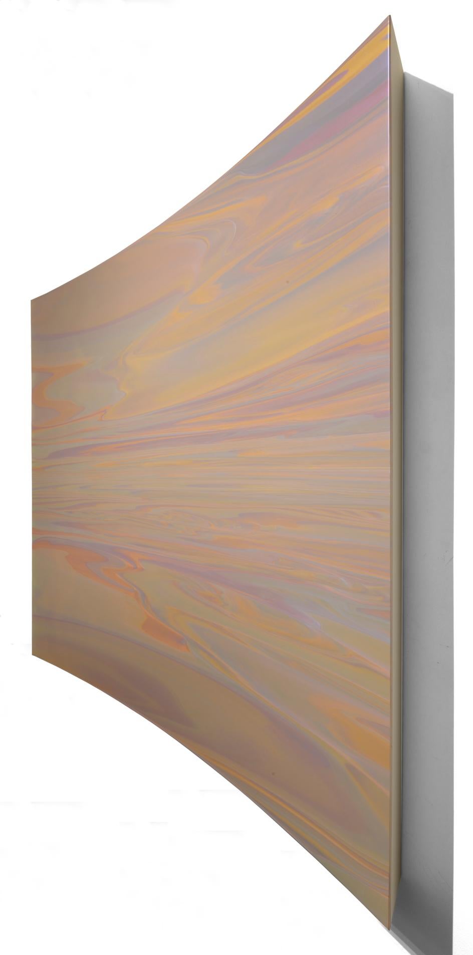 Geomorphology 1601 - Gray Abstract Painting by Andy Moses