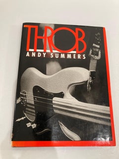 Andy Summers "Throb" 1983 Book Signed Autograph Police Photos Collectible