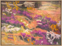 Off Trail (mountain wildflowers, desertscape, purple, gold, salmon, white)