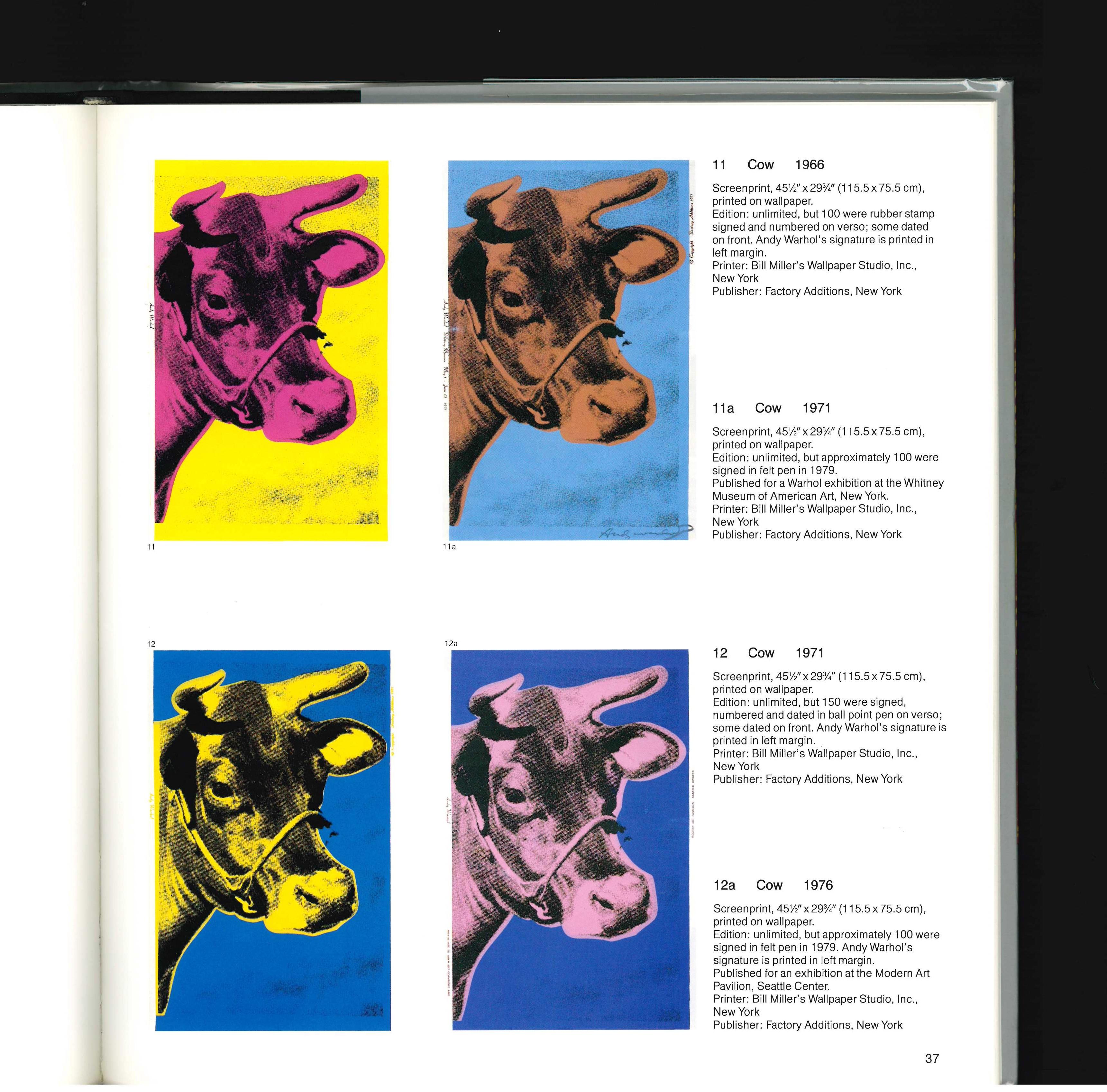 This book is the revised and expanded edition of the Catalogue Raisonne representing every edition of prints that Warhol published. Every print is accompanied by thorough documentation and 409 are reproduced in high quality color. Warhol was one of