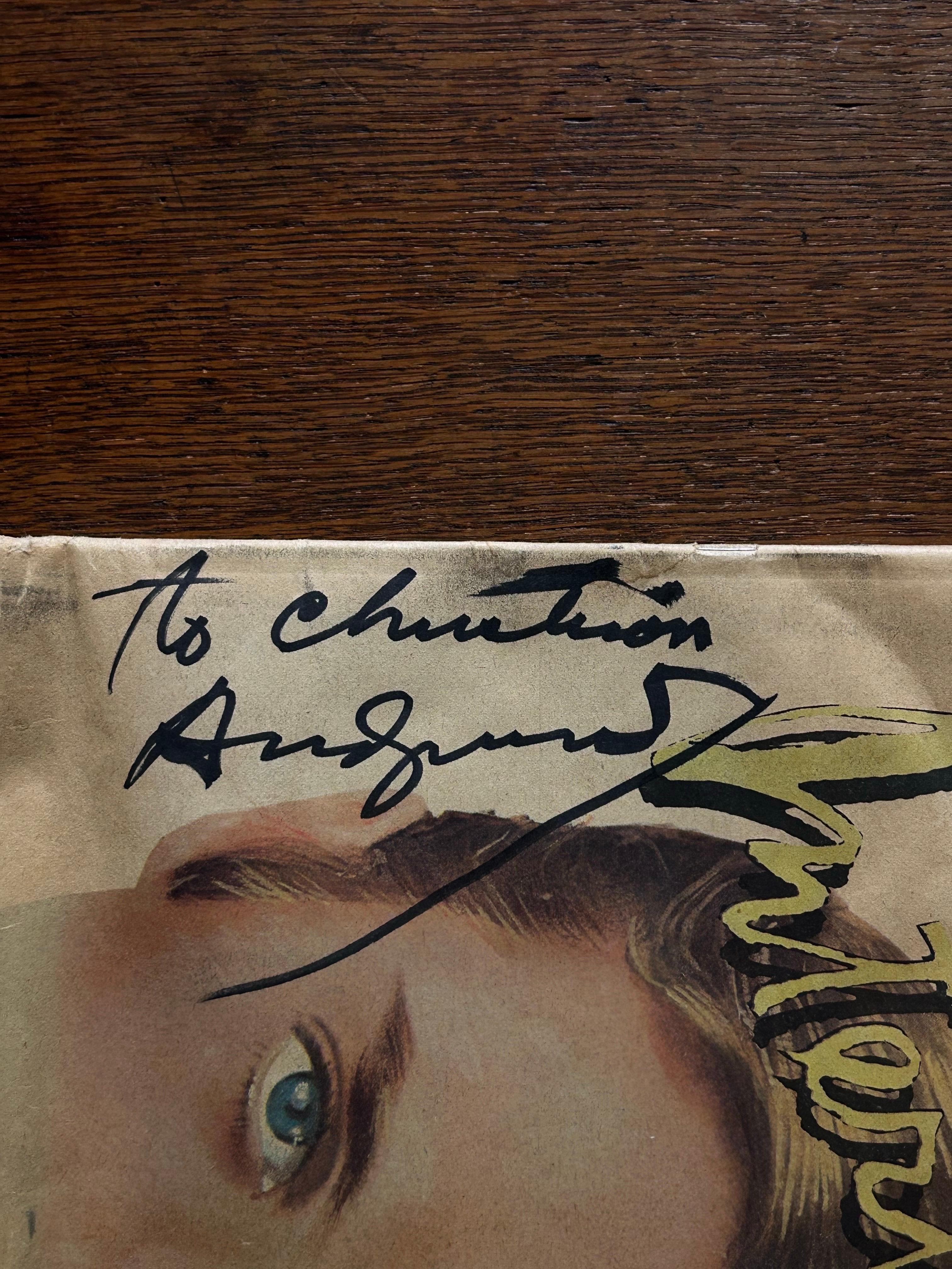 Interview Magazine, October 1978 — signed and inscribed to Danish filmmaker and critic Christian Braad Thomsen.
New York, 1978.

A rare and culturally significant copy of Interview Magazine, personally signed and inscribed by Andy Warhol to the