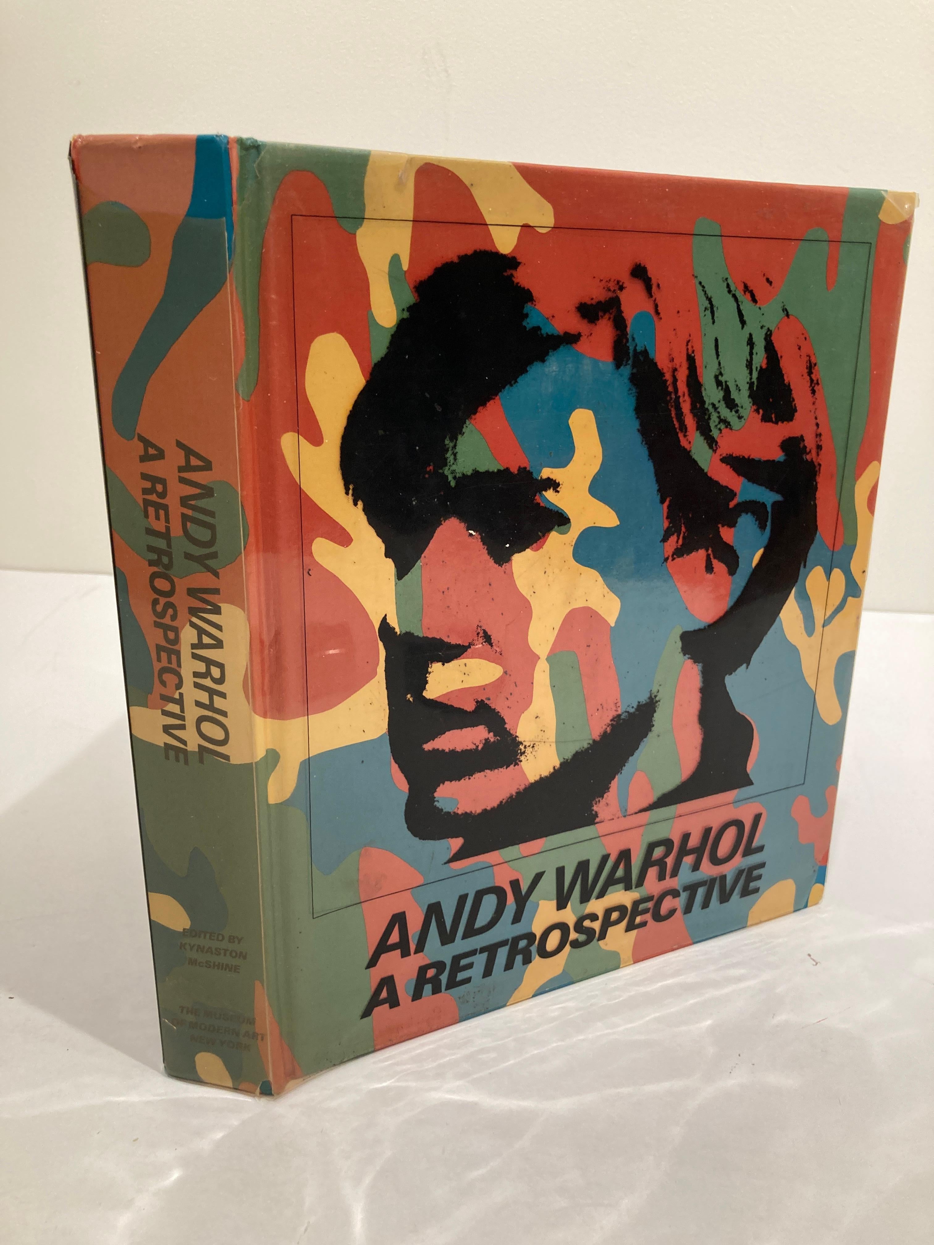 Américain Andy Warhol A Retrospective, livre de table basse à couverture rigide, 1989 en vente