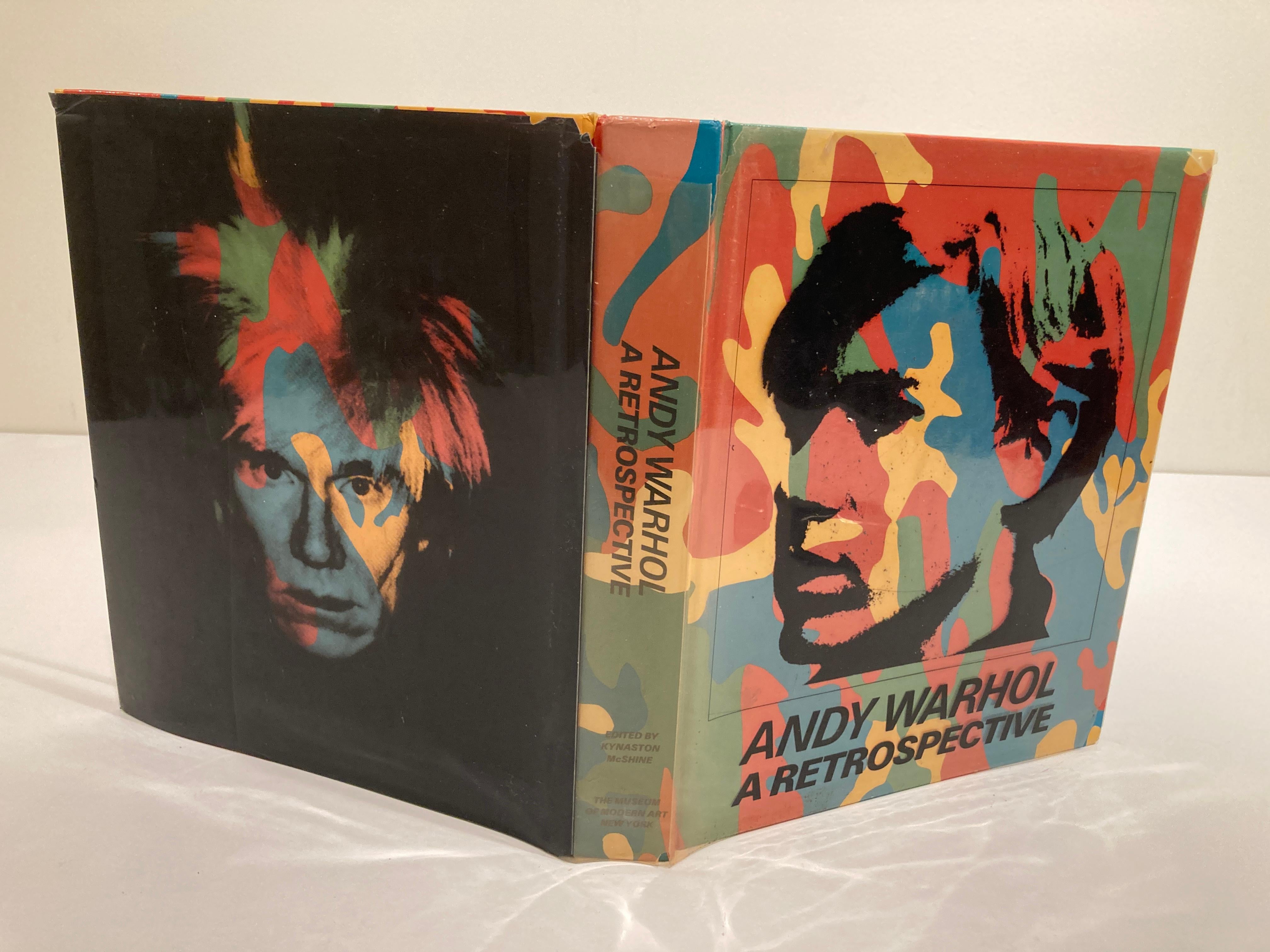 Andy Warhol A Retrospective, livre de table basse à couverture rigide, 1989 Bon état - En vente à North Hollywood, CA