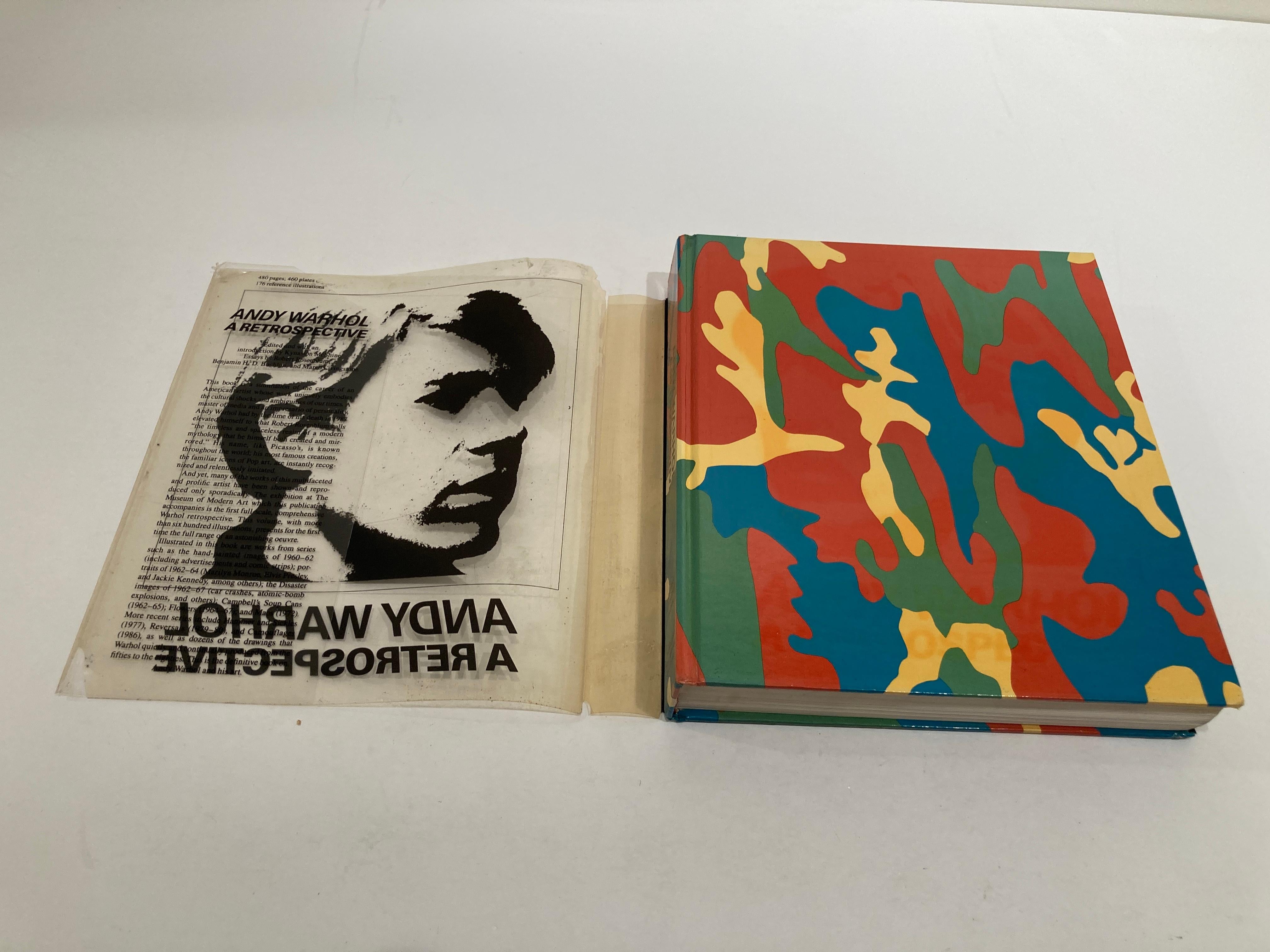 20ième siècle Andy Warhol A Retrospective, livre de table basse à couverture rigide, 1989 en vente