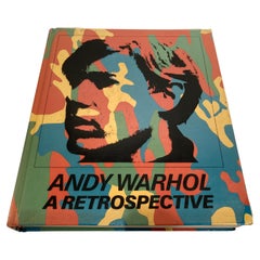 "Andy Warhol A Retrospective" HardCover Coffee Table Book 1st Ed. 1989