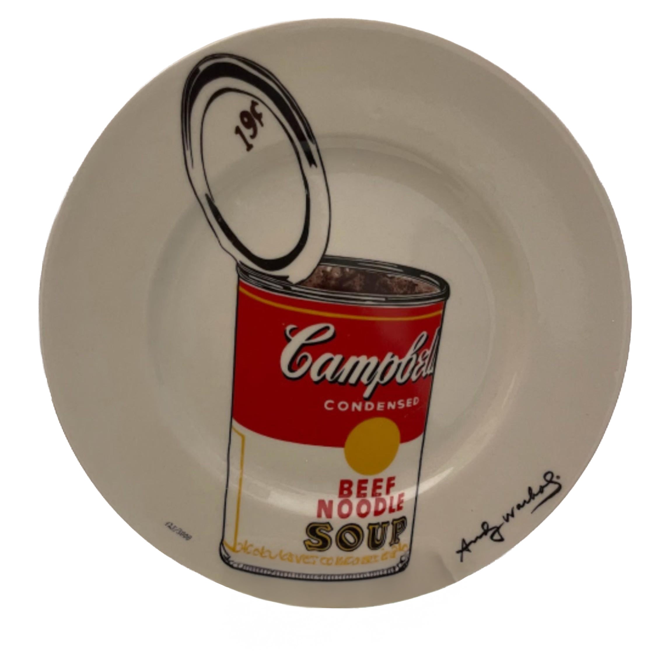 Andy Warhol American Modern Campbell
s Beef Noodle Soup Pattern Dinner Plates