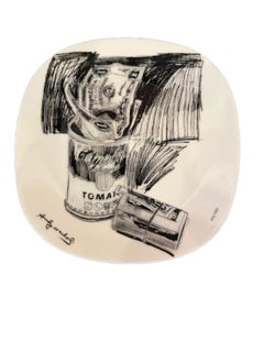 Andy Warhol American Modern Campbell's Soup and Money Pattern Plates