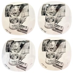 Andy Warhol American Modern Campbell
s Soup and Money Pattern Plates