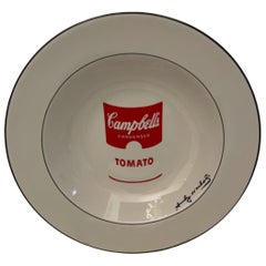 Andy Warhol American Modern Disappearing Tomato Label of Can of Campbell
s Soup