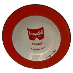 Andy Warhol American Modern Disappearing Tomato Label of Can of Campbell
s Soup