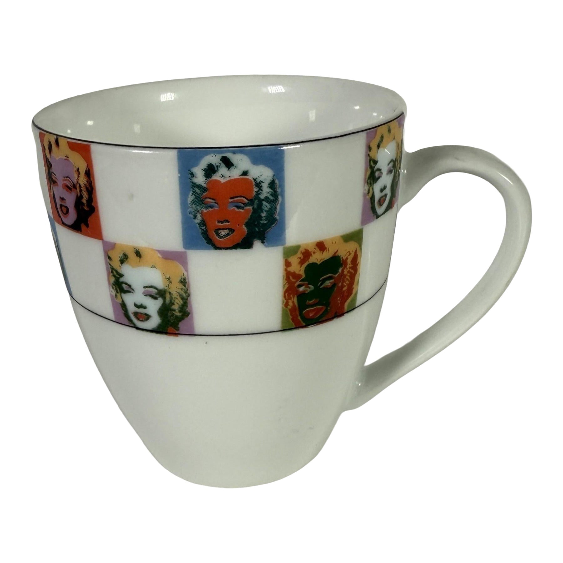 Andy Warhol American Modern "Some Like it Hot" Pattern Coffee Mugs