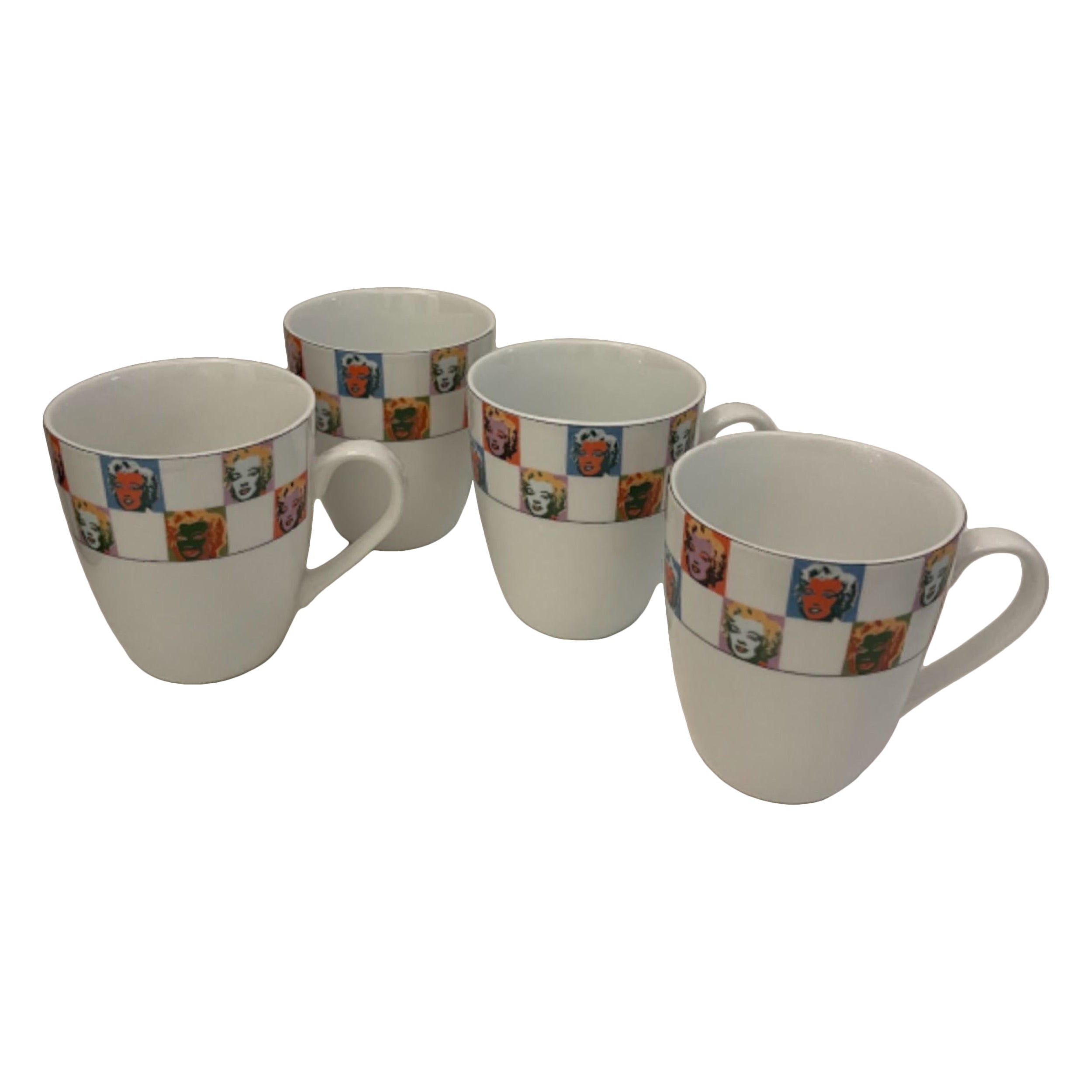 Andy Warhol American Modern "Some Like it Hot" Pattern Coffee Mugs
