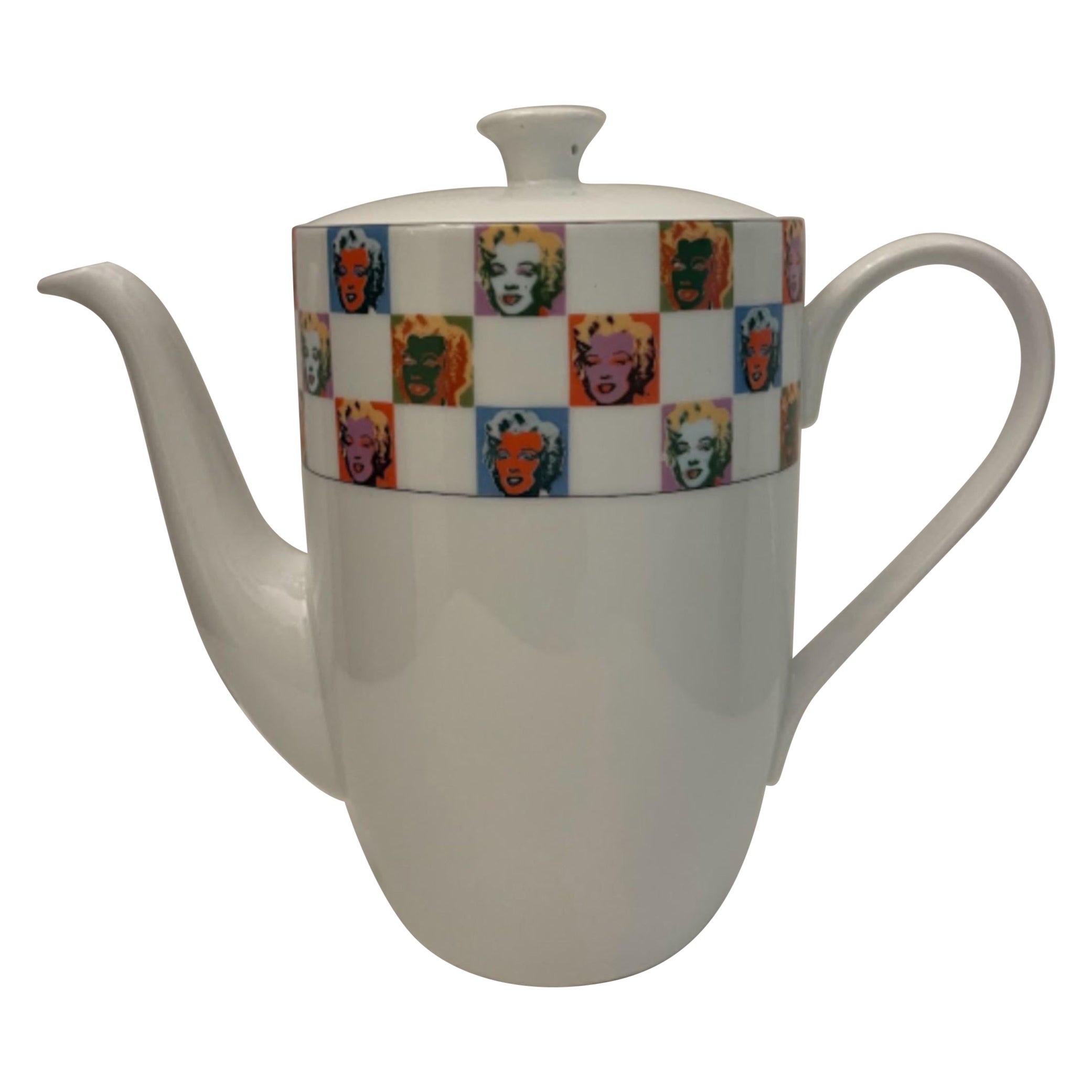 Andy Warhol American Modern "Some Like it Hot" Pattern Coffee / Tea Pots