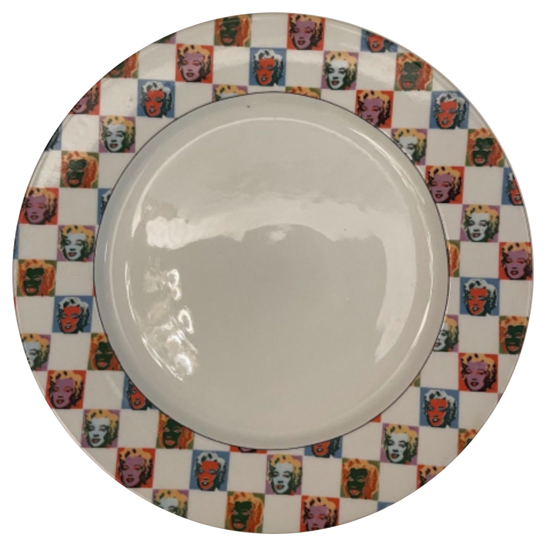 Andy Warhol American Modern "Some Like it Hot" Pattern Salad Plates
