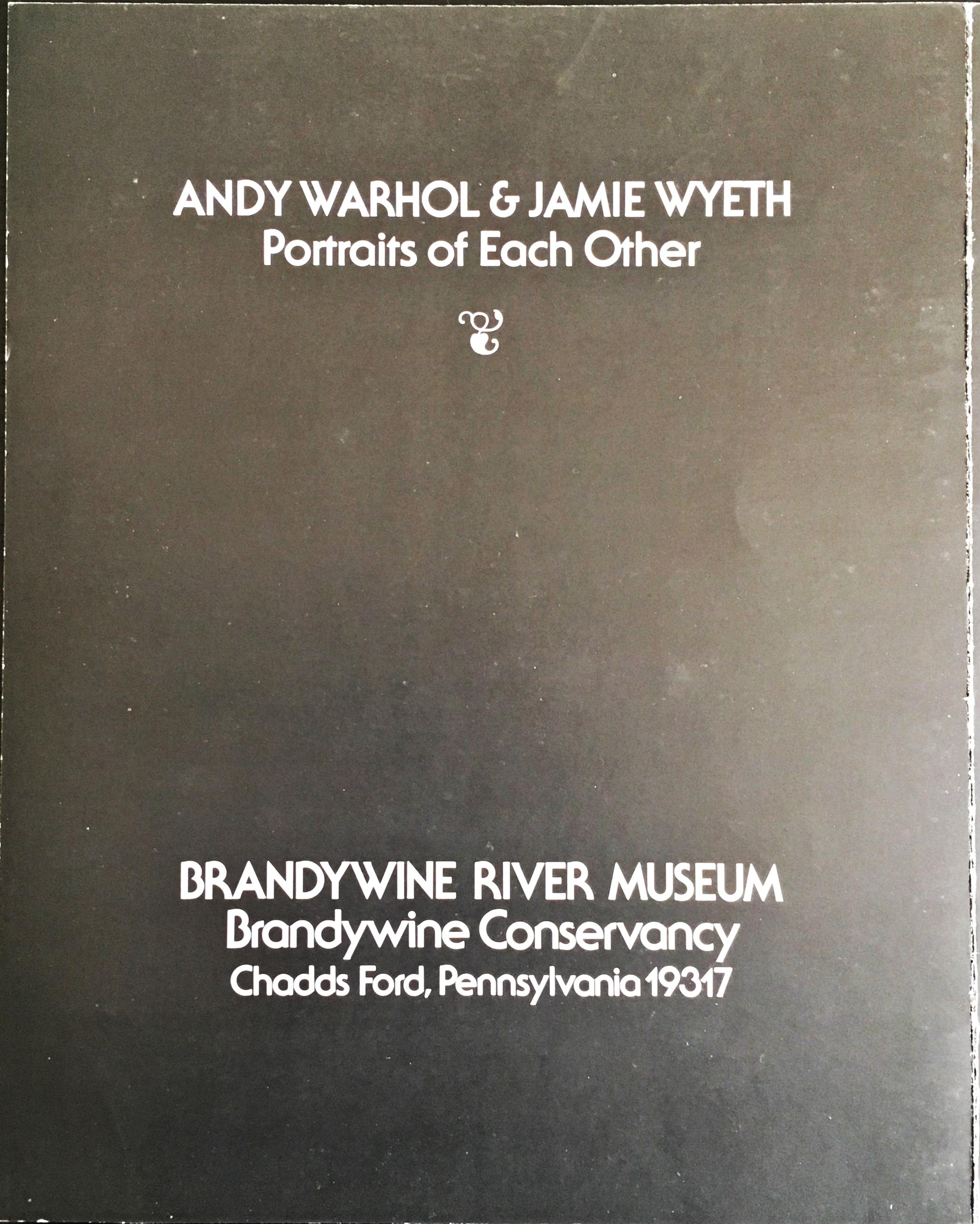 Andy Warhol, Jamie Wyeth
Andy Warhol & Jamie Wyeth: Portraits of Each Other (Hand Signed by both Wyeth & Warhol), 1976
Limited Edition Offset Lithograph
Signed in ink by Andy Warhol; signed a second time in initials by Warhol directly above. Signed
