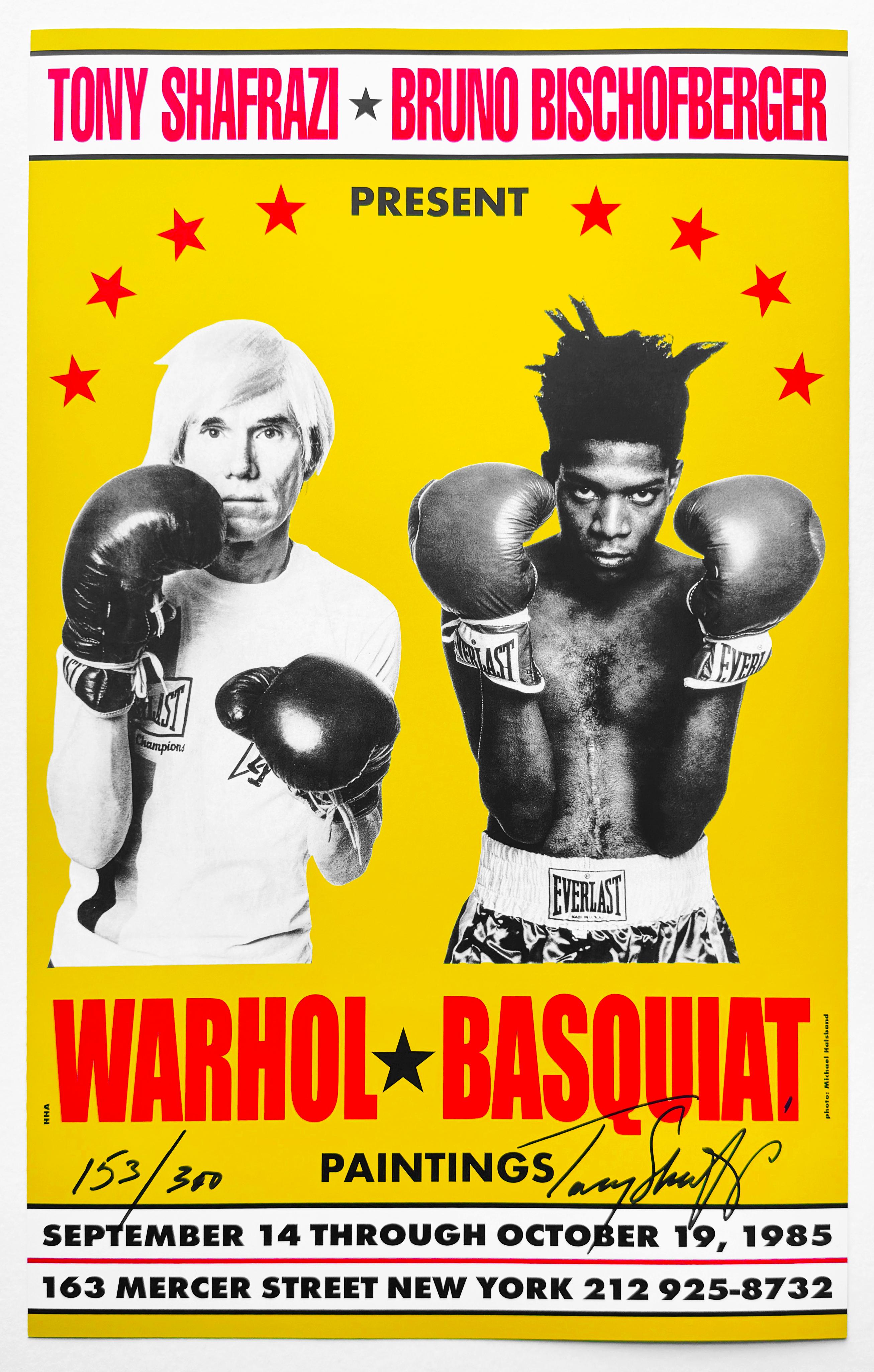 Jean-Michel Basquiat Portrait Print - Warhol-Basquiat Limited Edition Poster (30th Anniversary Edition)