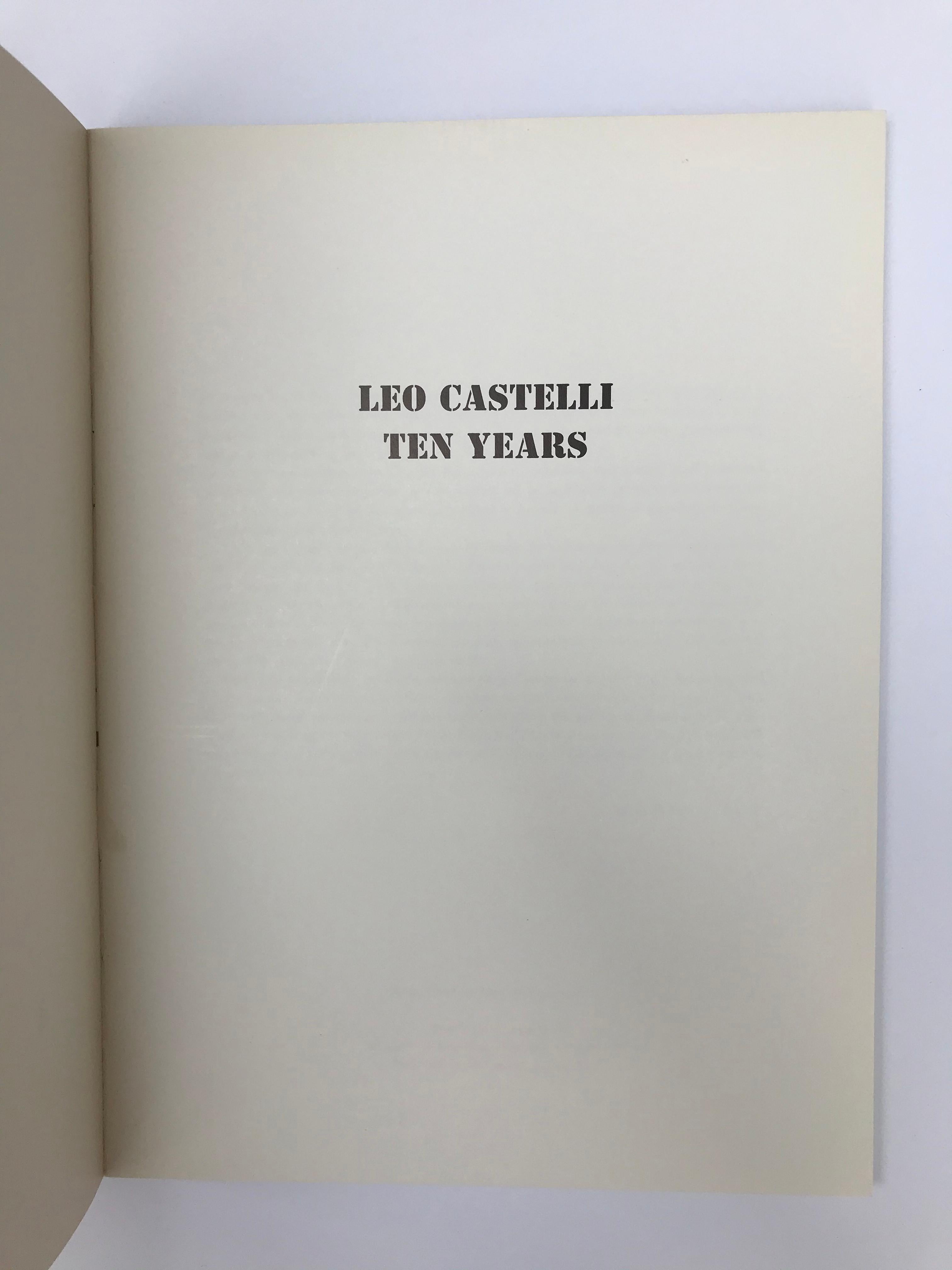 Leo Castelli Ten Years, 1967; Edited by David Whitney - Print by Andy Warhol and Roy Lichtenstein