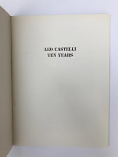 Leo Castelli Dix ans, 1967 ; édité par David Whitney