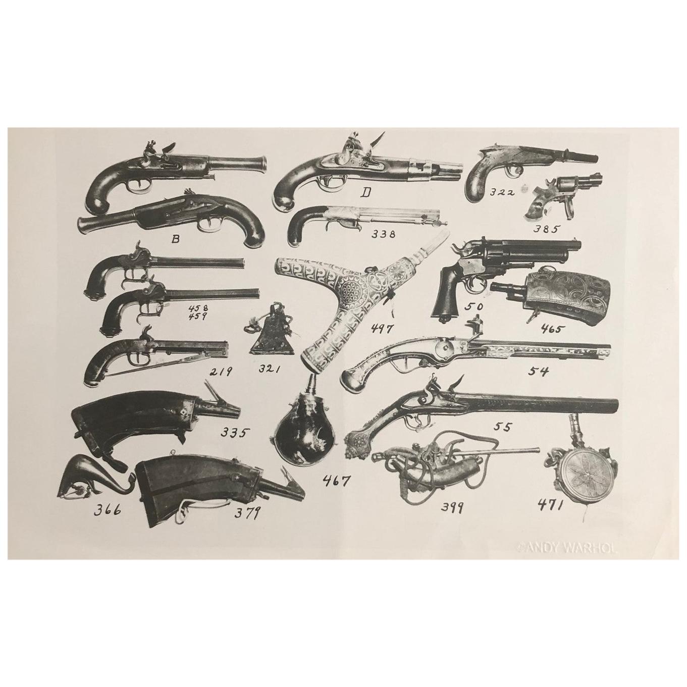 Andy Warhol Antique Guns Photograph