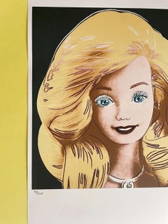 Litografía Barbie de Andy Warhol por la Galería Leo Castelli