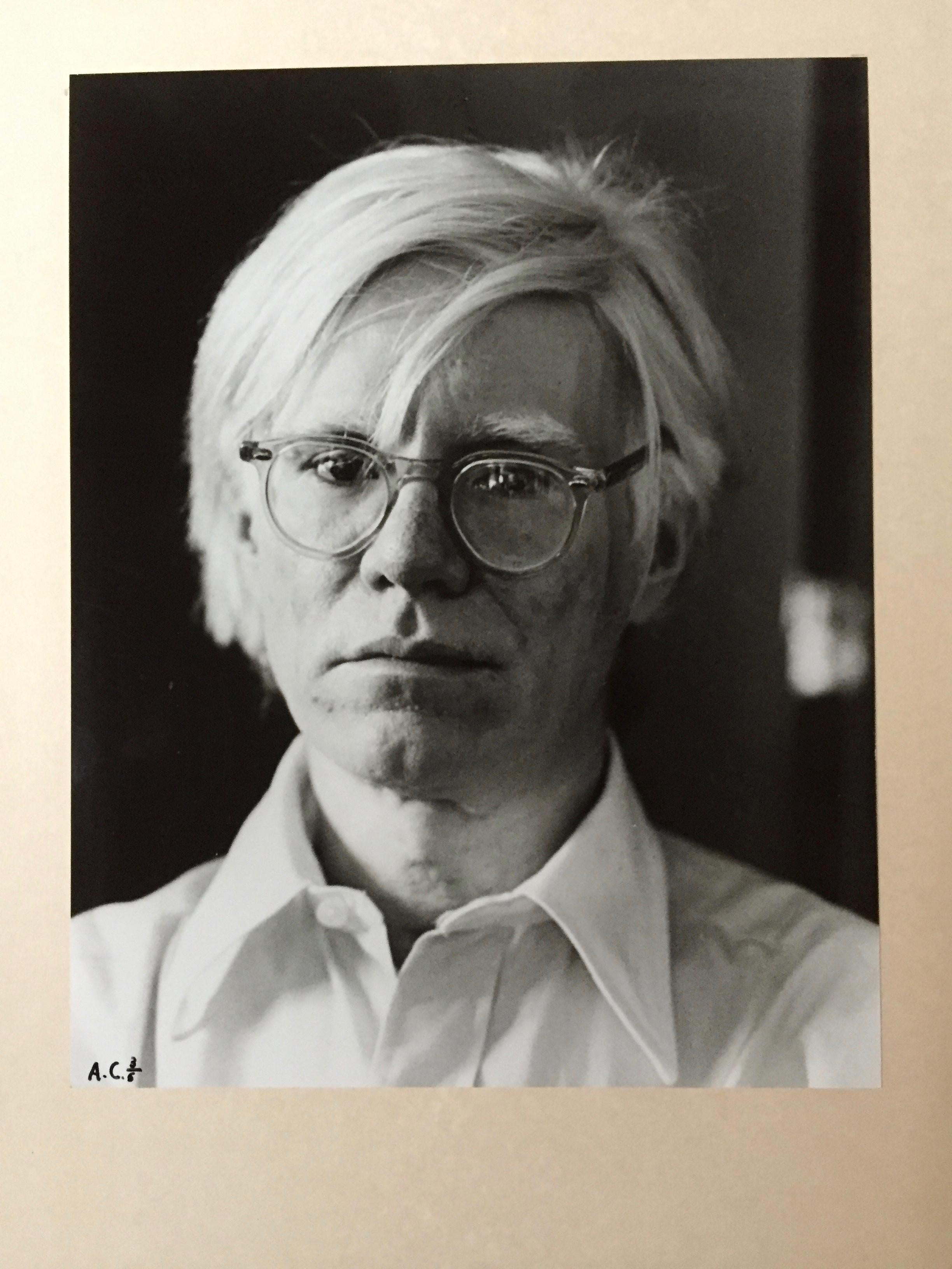 Andy Warhol Black and White Photograph Portraits im Angebot 1