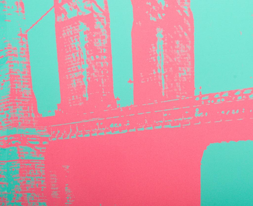 Andy Warhol „Brooklyn Bridge“ Siebdruck, 1983 im Zustand „Gut“ im Angebot in New York, NY