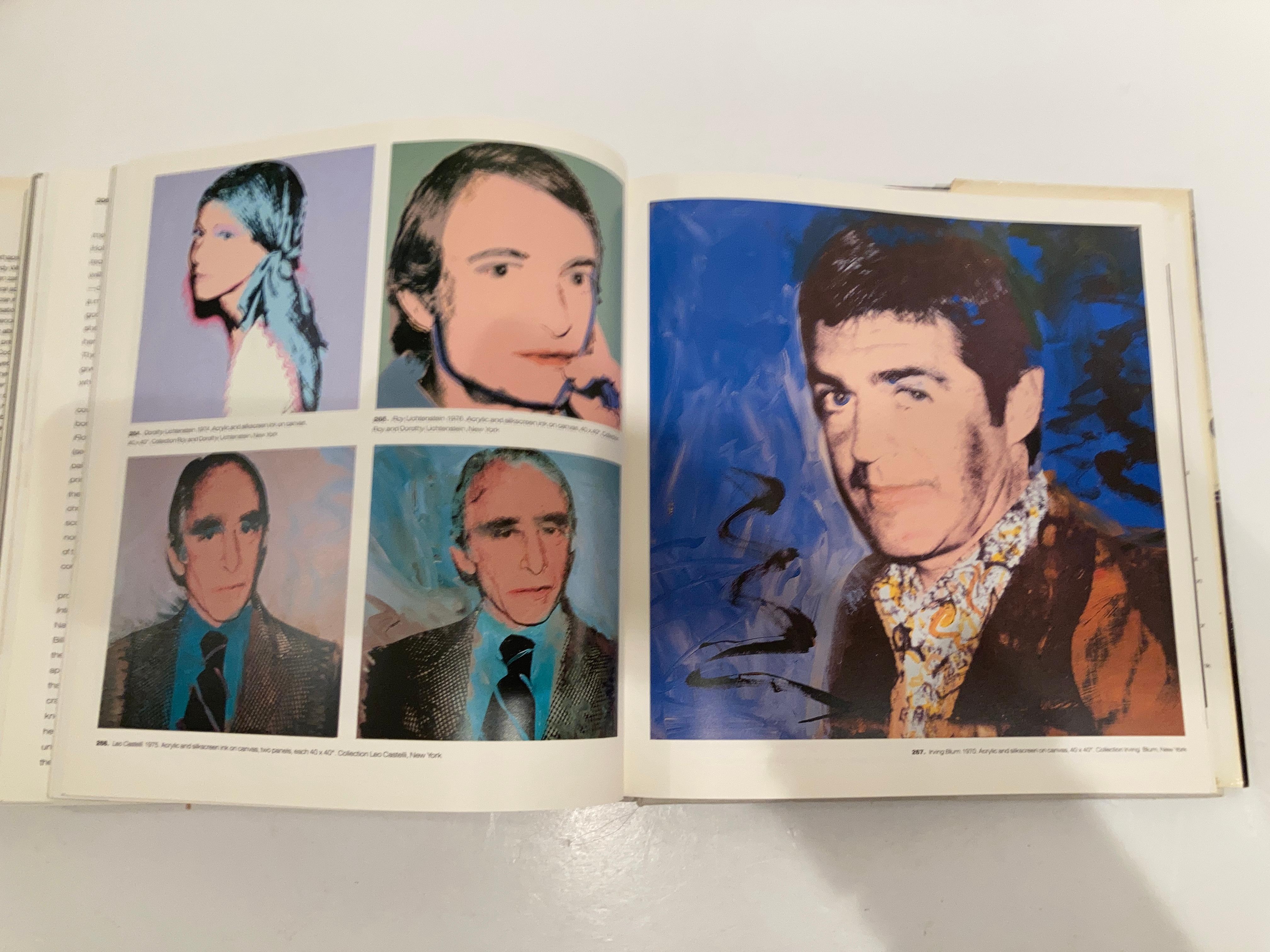 Andy Warhol by David Bourdon Collectible Poster Art Book Vintage, 1989 For Sale 7