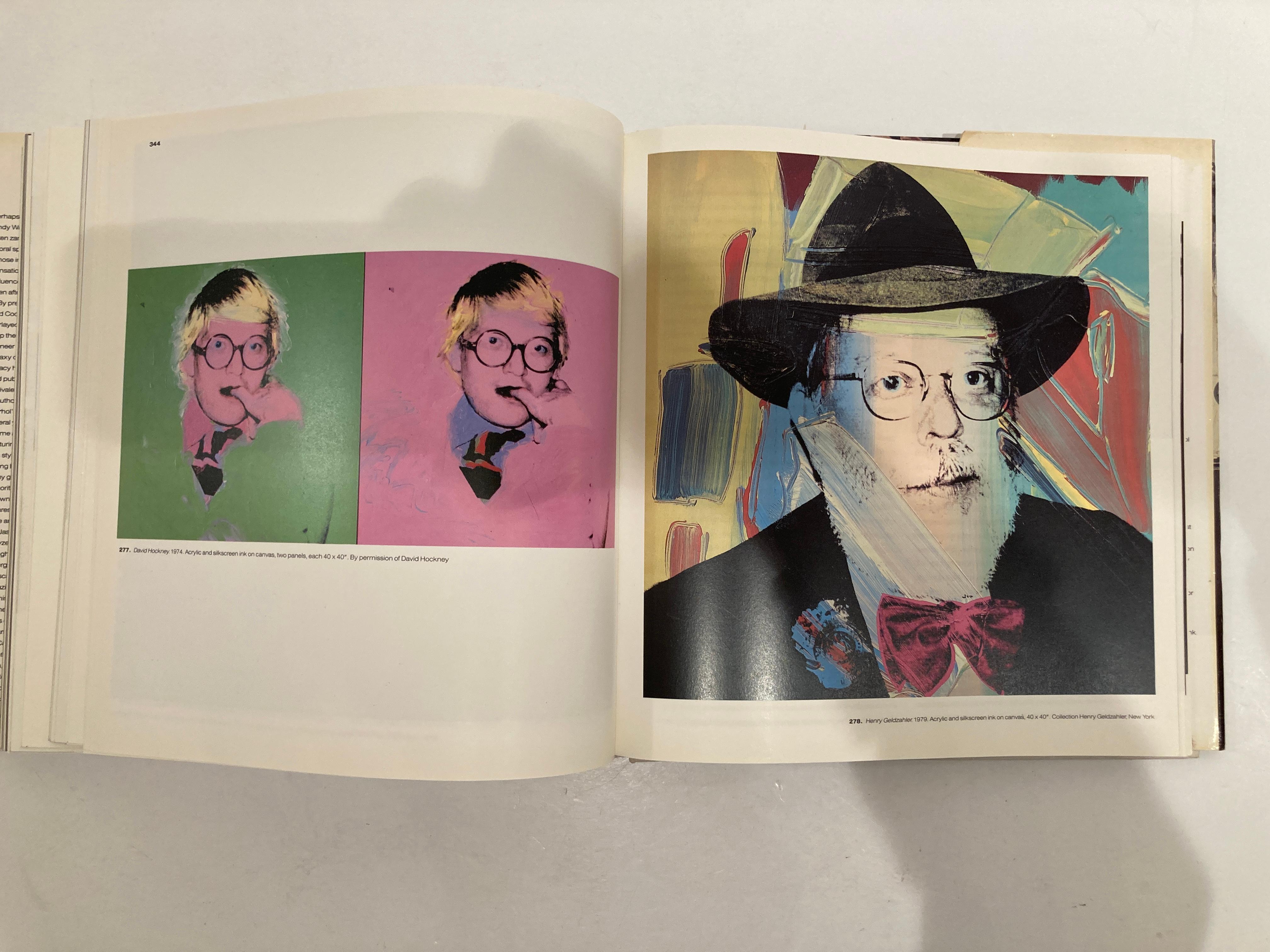 Andy Warhol by David Bourdon Collectible Poster Art Book Vintage, 1989 For Sale 8