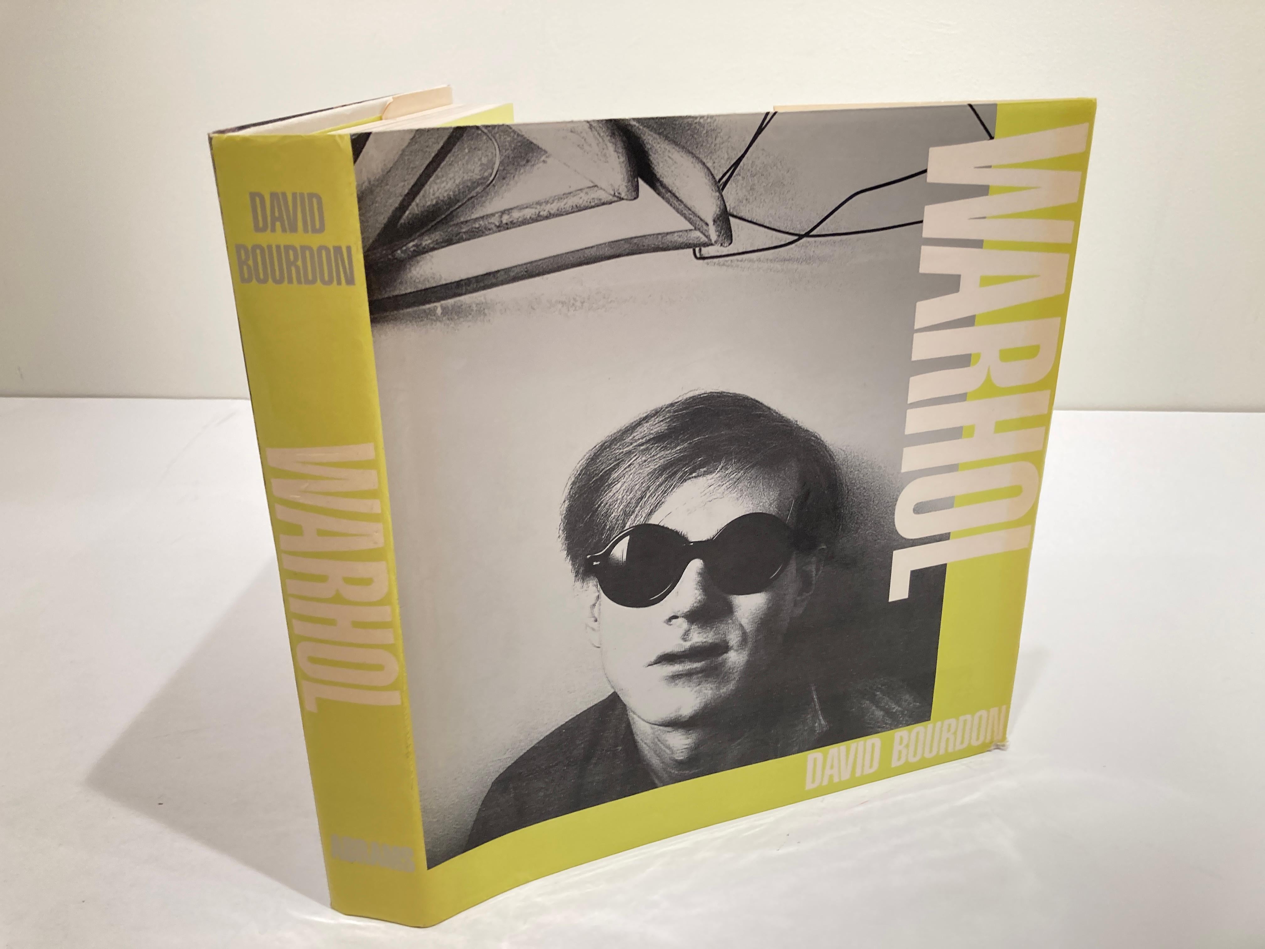 American Andy Warhol by David Bourdon Collectible Poster Art Book Vintage, 1989 For Sale