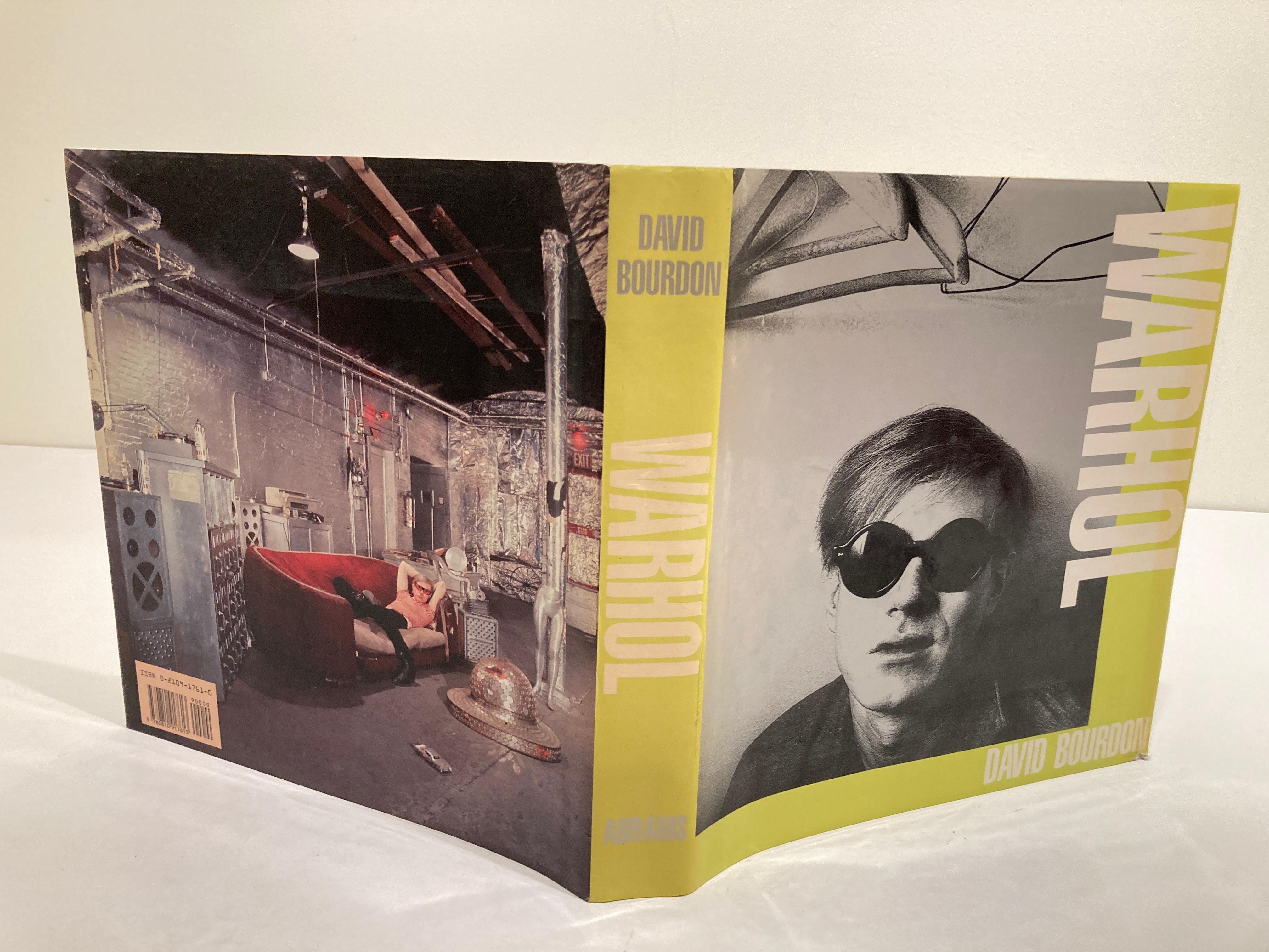 Andy Warhol by David Bourdon Collectible Poster Art Book Vintage, 1989 In Good Condition For Sale In North Hollywood, CA