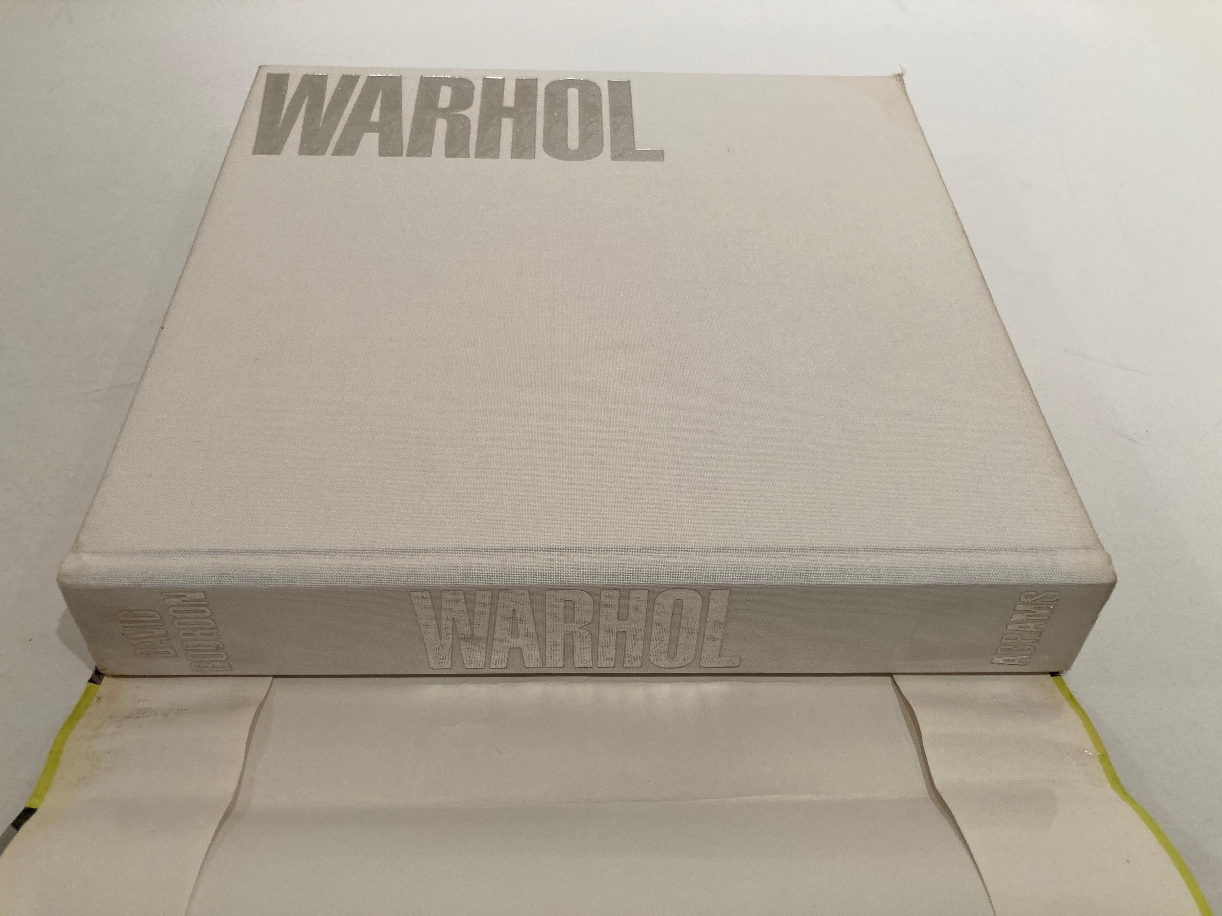 20th Century Andy Warhol by David Bourdon Collectible Poster Art Book Vintage, 1989 For Sale