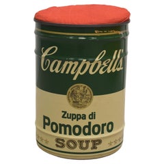 Andy Warhol Campbell Soup Can Stool by Dino Gavina for Studio Simon, 1970s
