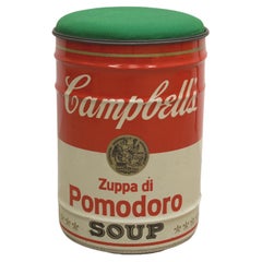 Andy Warhol Campbell Soup Can Stool by Dino Gavina for Studio Simon 1970s