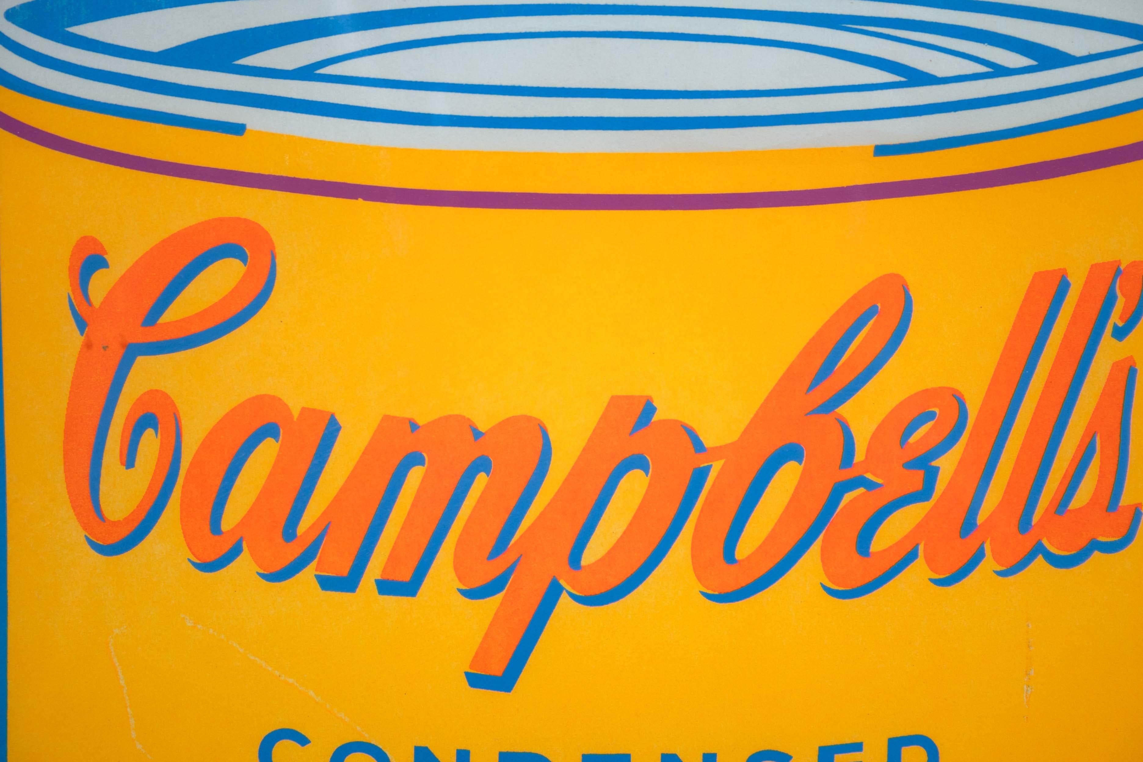 American Andy Warhol Campbell’s Soup Can (Tomato) 1966 Silkscreen in Colors on Paper Bag